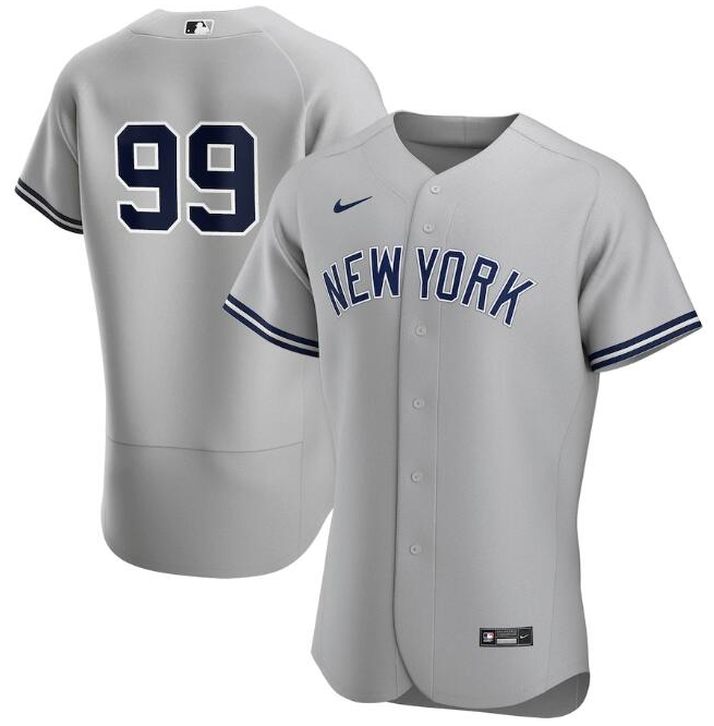 Women's New York Yankees #99 Aaron Judge Grey Stitched Baseball Jersey(Run Small) Women's New York Yankees #99 Aaron Judge Grey Stitched Baseball Jersey(Run Small)